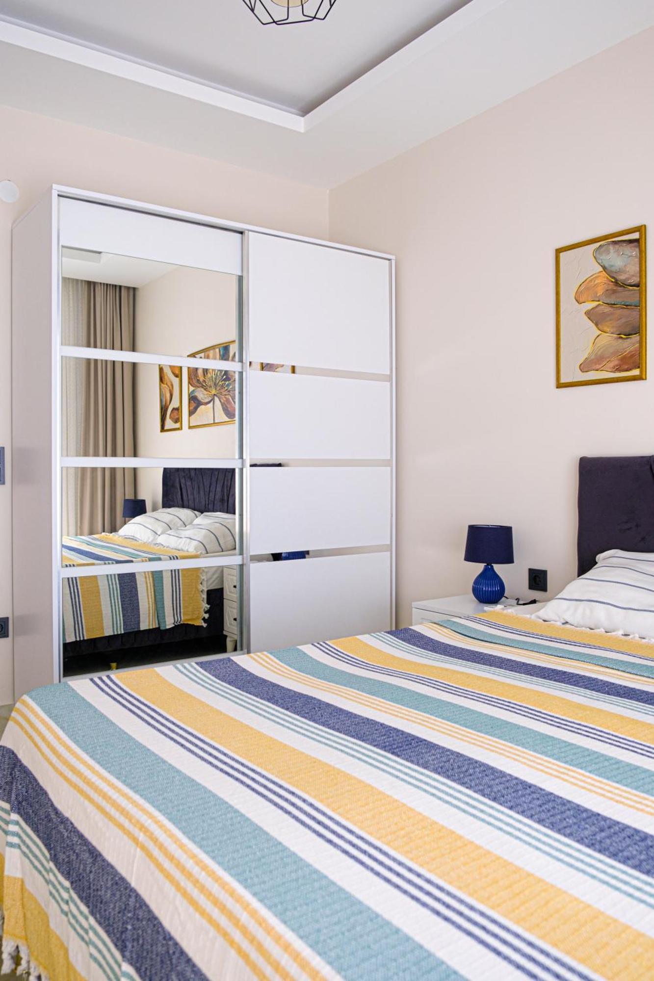 Sa Apartments! Sea View 1bd Flat Daire Alanya